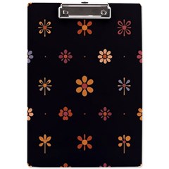 Minimalist Pattern With Simple Lines,flower And Shapes, Creating A Clean And Modern A4 Acrylic Clipboard from ArtsNow.com Front