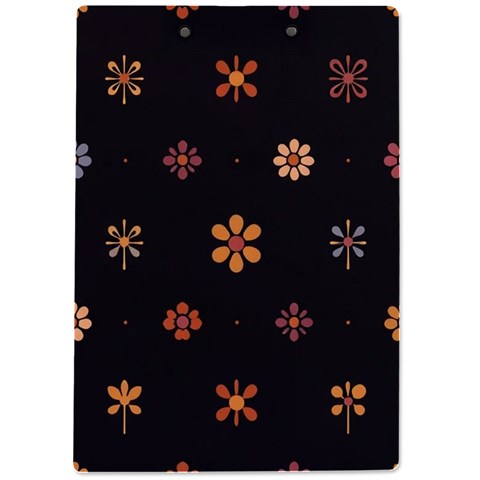 Minimalist Pattern With Simple Lines,flower And Shapes, Creating A Clean And Modern A4 Acrylic Clipboard from ArtsNow.com Back