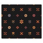 Minimalist Pattern With Simple Lines,flower And Shapes, Creating A Clean And Modern Premium Plush Fleece Blanket (Small)