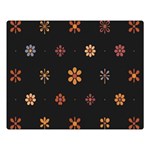 Minimalist Pattern With Simple Lines,flower And Shapes, Creating A Clean And Modern Premium Plush Fleece Blanket (Large)