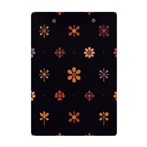 Minimalist Pattern With Simple Lines,flower And Shapes, Creating A Clean And Modern A5 Acrylic Clipboard from ArtsNow.com Back