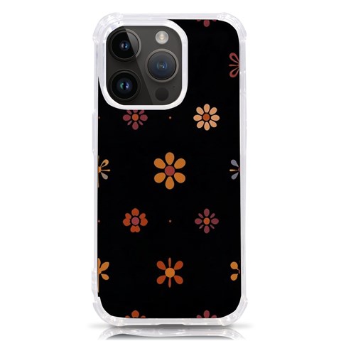 Minimalist Pattern With Simple Lines,flower And Shapes, Creating A Clean And Modern iPhone 14 Pro TPU UV Print Case from ArtsNow.com Front