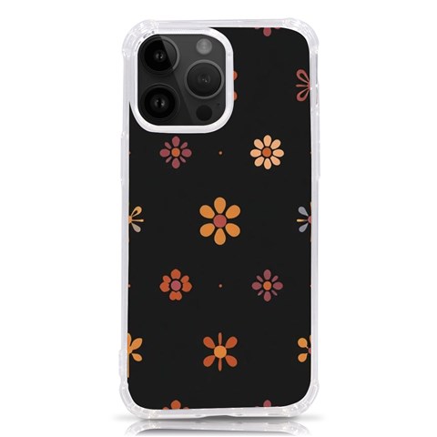 Minimalist Pattern With Simple Lines,flower And Shapes, Creating A Clean And Modern iPhone 14 Pro Max TPU UV Print Case from ArtsNow.com Front