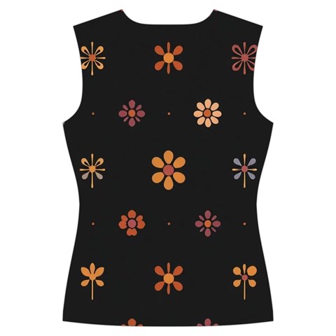 Minimalist Pattern With Simple Lines,flower And Shapes, Creating A Clean And Modern Women s Cut Out Long Sleeve T Back