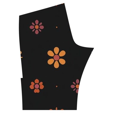 Minimalist Pattern With Simple Lines,flower And Shapes, Creating A Clean And Modern Men s Side Zip Front Pouch Ski And Snowboard Bib Pants	 from ArtsNow.com Back Left