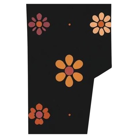 Minimalist Pattern With Simple Lines,flower And Shapes, Creating A Clean And Modern Men s Side Zip Front Pouch Ski And Snowboard Bib Pants	 from ArtsNow.com Back Left Centre