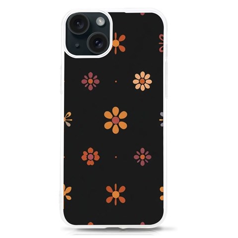 Minimalist Pattern With Simple Lines,flower And Shapes, Creating A Clean And Modern iPhone 15 TPU UV Print Case from ArtsNow.com Front