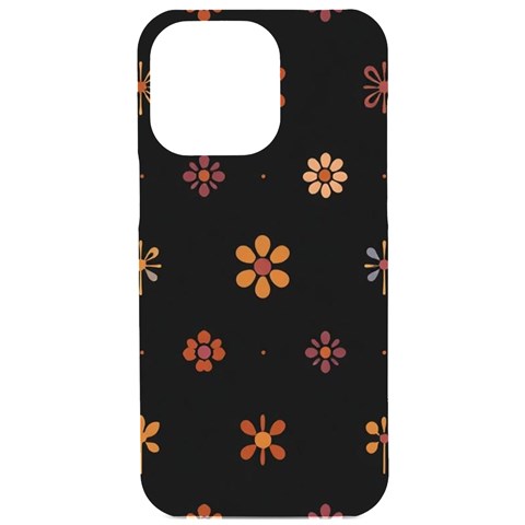 Minimalist Pattern With Simple Lines,flower And Shapes, Creating A Clean And Modern iPhone 15 Pro Max Black UV Print PC Hardshell Case from ArtsNow.com Front