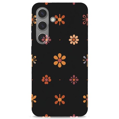 Minimalist Pattern With Simple Lines,flower And Shapes, Creating A Clean And Modern Samsung Galaxy S24 6.2 Inch Black TPU UV Case from ArtsNow.com Front