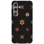 Minimalist Pattern With Simple Lines,flower And Shapes, Creating A Clean And Modern Samsung Galaxy S24 6.2 Inch Black TPU UV Case