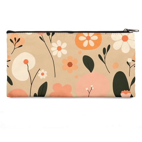 Minimalist Pattern With Simple Lines,flower And Shapes, Creating A Clean And Modern Pencil Cases from ArtsNow.com Back