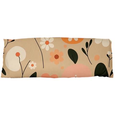 Minimalist Pattern With Simple Lines,flower And Shapes, Creating A Clean And Modern 15 x40  Body Pillow Case Dakimakura (Two Sides) from ArtsNow.com Back