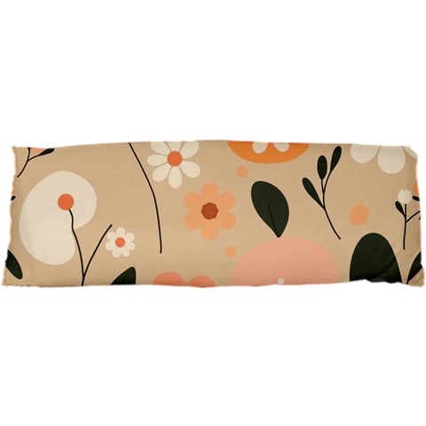 Minimalist Pattern With Simple Lines,flower And Shapes, Creating A Clean And Modern 17 x47  Body Pillow Case Dakimakura (Two Sides) from ArtsNow.com Back