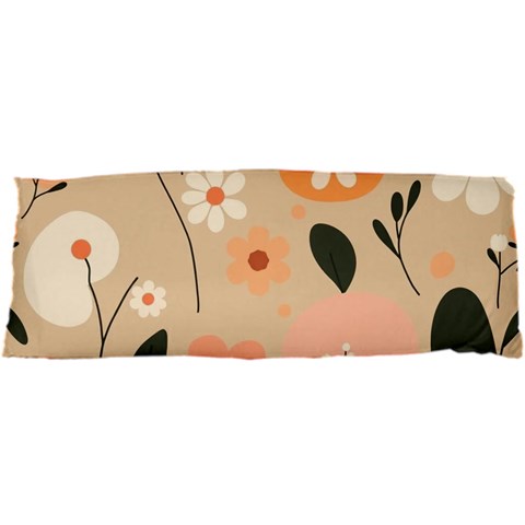 Minimalist Pattern With Simple Lines,flower And Shapes, Creating A Clean And Modern 25 x67  Body Pillow Case Dakimakura (Two Sides) from ArtsNow.com Back