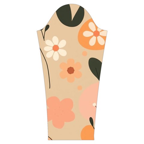 Minimalist Pattern With Simple Lines,flower And Shapes, Creating A Clean And Modern Women s Cut Out Long Sleeve T Sleeve Right