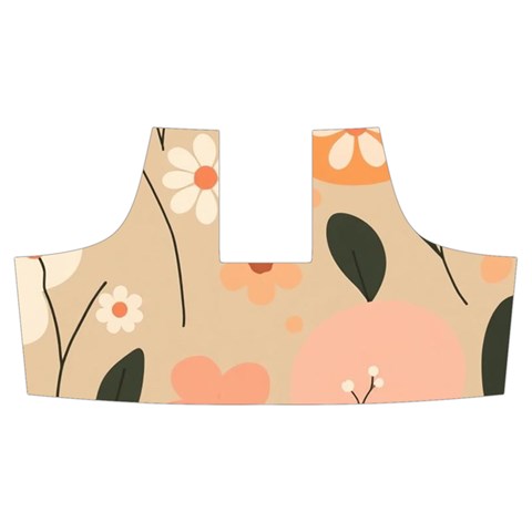 Minimalist Pattern With Simple Lines,flower And Shapes, Creating A Clean And Modern Men s Side Zip Front Pouch Ski And Snowboard Bib Pants	 from ArtsNow.com Front