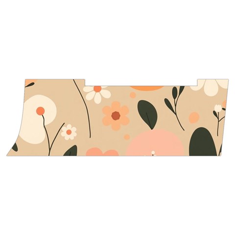 Minimalist Pattern With Simple Lines,flower And Shapes, Creating A Clean And Modern Men s Side Zip Front Pouch Ski And Snowboard Bib Pants	 from ArtsNow.com Waistband Left