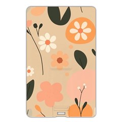 Minimalist Pattern With Simple Lines,flower And Shapes, Creating A Clean And Modern Name Card Style USB Flash Drive from ArtsNow.com Back