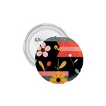  Minimalist Pattern With Simple Lines,flower And Shapes, Creating A Clean And Modern 1.75  Buttons