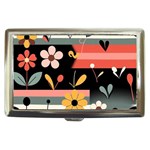  Minimalist Pattern With Simple Lines,flower And Shapes, Creating A Clean And Modern Cigarette Money Case