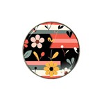  Minimalist Pattern With Simple Lines,flower And Shapes, Creating A Clean And Modern Hat Clip Ball Marker