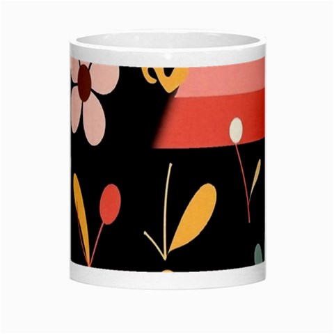 Minimalist Pattern With Simple Lines,flower And Shapes, Creating A Clean And Modern Morph Mug from ArtsNow.com Center