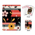  Minimalist Pattern With Simple Lines,flower And Shapes, Creating A Clean And Modern Playing Cards Single Design (Rectangle)