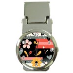  Minimalist Pattern With Simple Lines,flower And Shapes, Creating A Clean And Modern Money Clip Watches