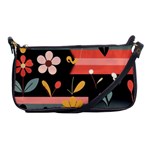  Minimalist Pattern With Simple Lines,flower And Shapes, Creating A Clean And Modern Shoulder Clutch Bag