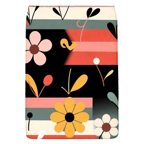 Minimalist Pattern With Simple Lines,flower And Shapes, Creating A Clean And Modern Removable Flap Cover (S) from ArtsNow.com Front