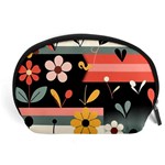  Minimalist Pattern With Simple Lines,flower And Shapes, Creating A Clean And Modern Accessory Pouch (Large)