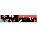  Minimalist Pattern With Simple Lines,flower And Shapes, Creating A Clean And Modern Small Premium Plush Fleece Scarf