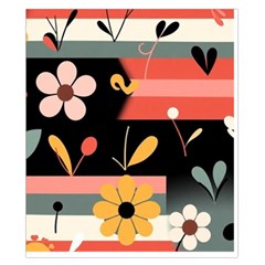 Minimalist Pattern With Simple Lines,flower And Shapes, Creating A Clean And Modern Duvet Cover Double Side (California King Size) from ArtsNow.com Front