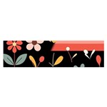  Minimalist Pattern With Simple Lines,flower And Shapes, Creating A Clean And Modern Oblong Satin Scarf (16  x 60 )