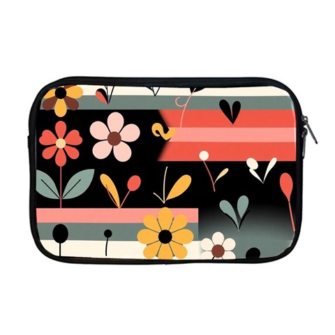 Minimalist Pattern With Simple Lines,flower And Shapes, Creating A Clean And Modern Apple MacBook Pro 17  Zipper Case from ArtsNow.com Front