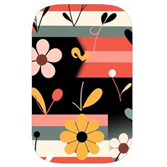 Minimalist Pattern With Simple Lines,flower And Shapes, Creating A Clean And Modern Waist Pouch (Small) from ArtsNow.com Front