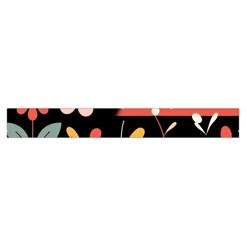 Minimalist Pattern With Simple Lines,flower And Shapes, Creating A Clean And Modern Make Up Case (Small) from ArtsNow.com Zipper Tape Front