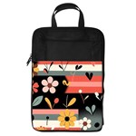  Minimalist Pattern With Simple Lines,flower And Shapes, Creating A Clean And Modern Foldable Shoe Storage Bag