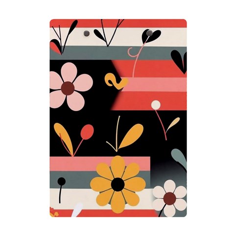 Minimalist Pattern With Simple Lines,flower And Shapes, Creating A Clean And Modern A5 Acrylic Clipboard from ArtsNow.com Back