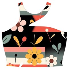 Minimalist Pattern With Simple Lines,flower And Shapes, Creating A Clean And Modern Cut Out Top from ArtsNow.com Front