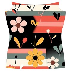 Minimalist Pattern With Simple Lines,flower And Shapes, Creating A Clean And Modern Women s Cut Out Long Sleeve T Front