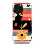  Minimalist Pattern With Simple Lines,flower And Shapes, Creating A Clean And Modern iPhone 16 Pro Max TPU UV Print Case