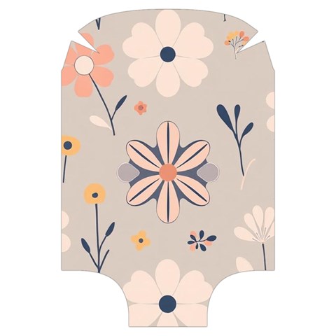 Minimalist Pattern With Simple Lines,flower And Shapes, Creating A Clean And Modern Luggage Cover (Large) from ArtsNow.com Back