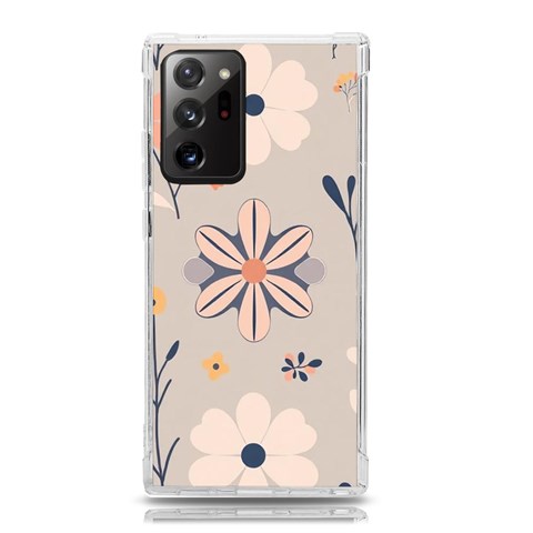 Minimalist Pattern With Simple Lines,flower And Shapes, Creating A Clean And Modern Samsung Galaxy Note 20 Ultra TPU UV Case from ArtsNow.com Front