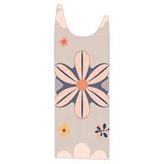 Minimalist Pattern With Simple Lines,flower And Shapes, Creating A Clean And Modern Kids  Stylish Hooded Puffer Vest from ArtsNow.com Front Left Side