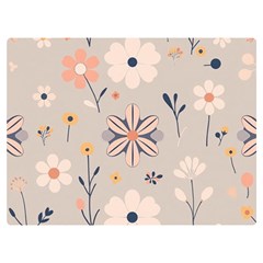 Minimalist Pattern With Simple Lines,flower And Shapes, Creating A Clean And Modern Two Sides Premium Plush Fleece Blanket (Baby Size) from ArtsNow.com 40 x30  Blanket Front