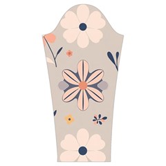 Minimalist Pattern With Simple Lines,flower And Shapes, Creating A Clean And Modern Women s Cut Out Long Sleeve T Sleeve Left