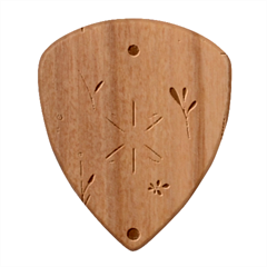 Minimalist Pattern With Simple Lines,flower And Shapes, Creating A Clean And Modern Guitar Shape Wood Guitar Pick Holder Case And Picks Set from ArtsNow.com Pick