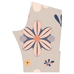 Minimalist Pattern With Simple Lines,flower And Shapes, Creating A Clean And Modern Men s Side Zip Front Pouch Ski And Snowboard Bib Pants	 from ArtsNow.com Back Right