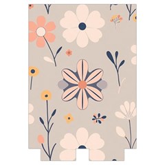 Minimalist Pattern With Simple Lines,flower And Shapes, Creating A Clean And Modern Automatic Folding Umbrella with Case (Small) from ArtsNow.com Case